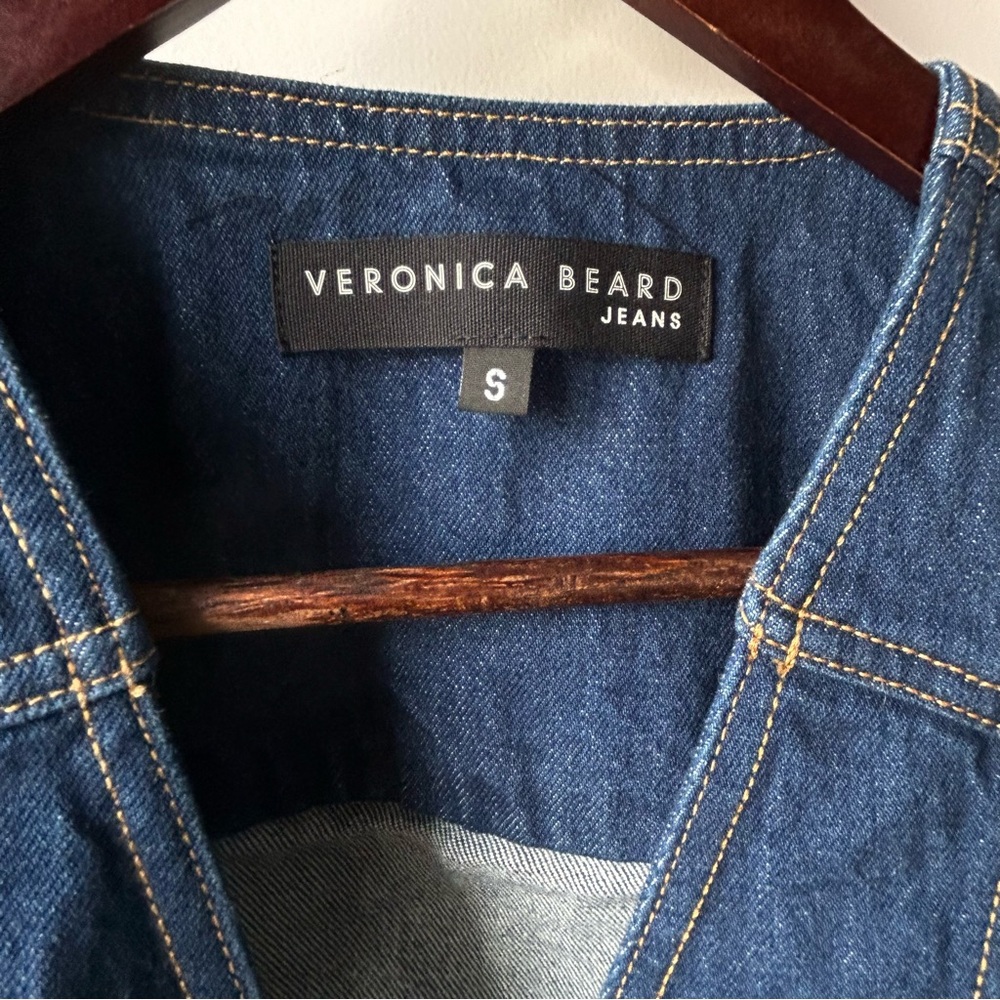 New Veronica Beard Valeria Denim Vest - Picture 2 of 11
